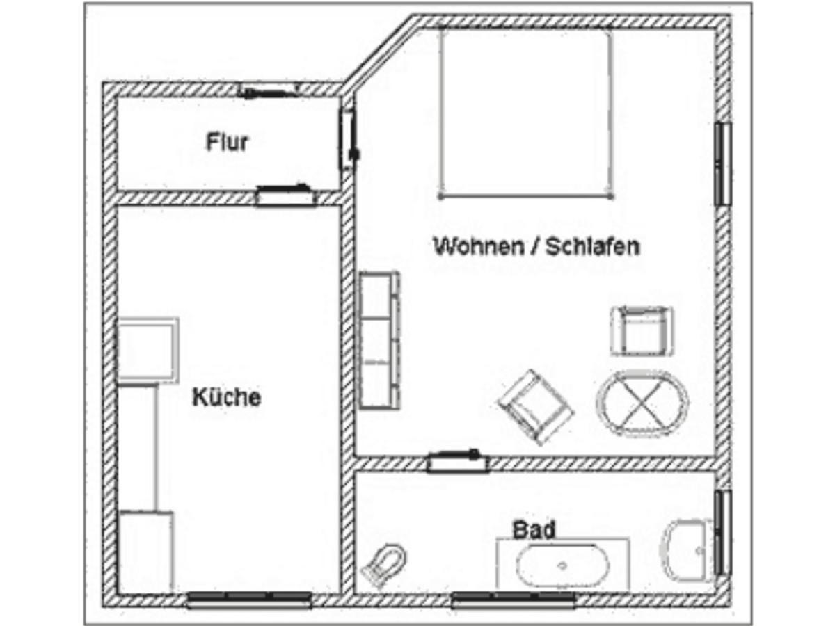 Apartment Carola - 100 M Zum *